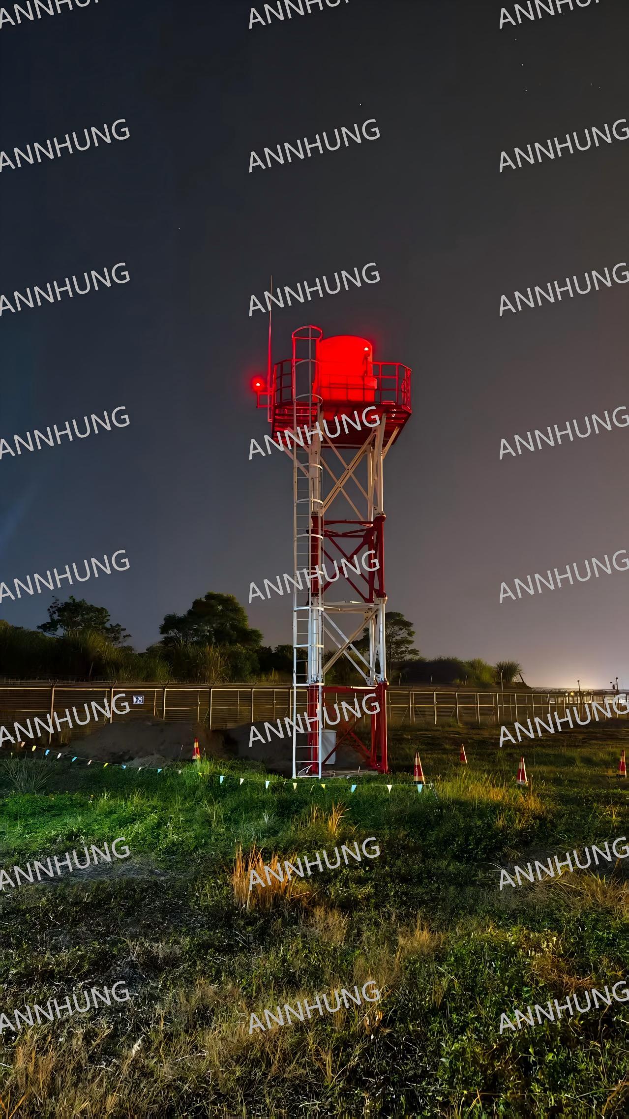 최신 회사 사례 Aviation Obstruction Light Installation Case: AH-LI-B2 Low-intensity L810 Safety Light