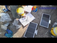 크리 장애 경고 조명 중도의 강도 높은 강도